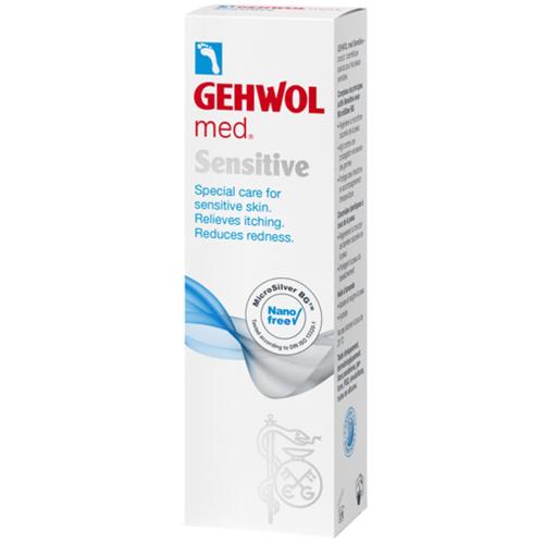 Gehwol Med Sensitive Κρέμα Ειδικής Φροντίδας για το Ευαίσθητο Δέρμα των Ποδιών με Microsilver 75ml